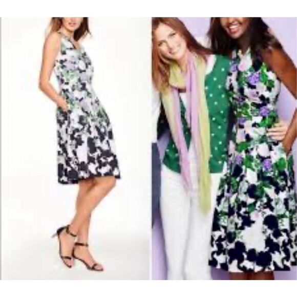 Talbots the Oprah collection NWT floral midi dress size 12 - Picture 2 of 16